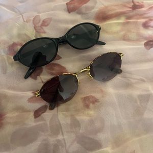 Two vintage womens sunglasses